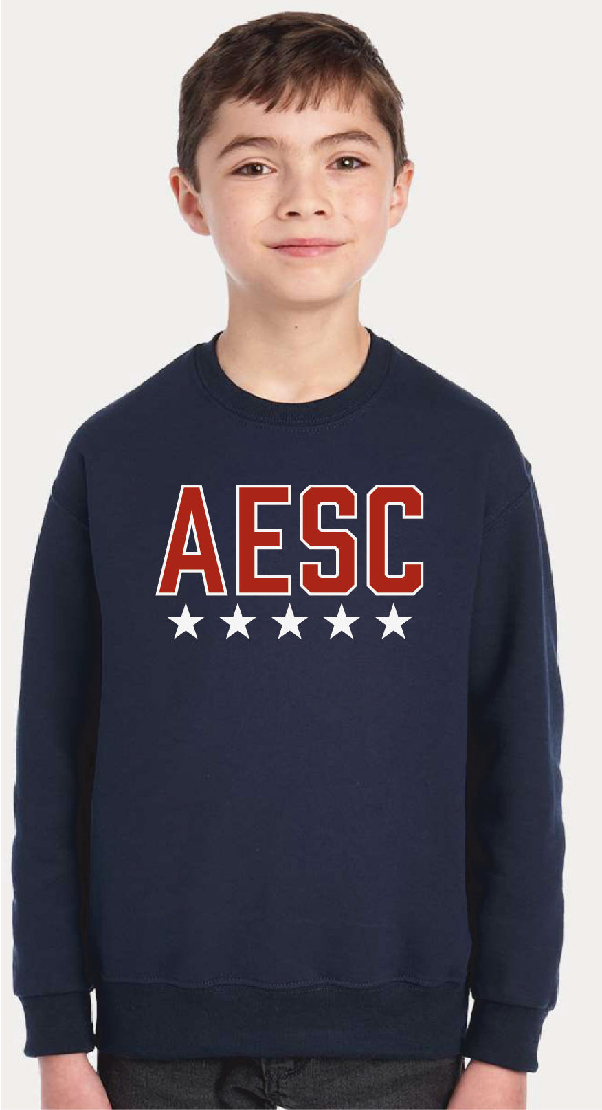 AESC Navy Sweatshirt Youth Made to Order