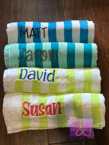 Embroidered Towel