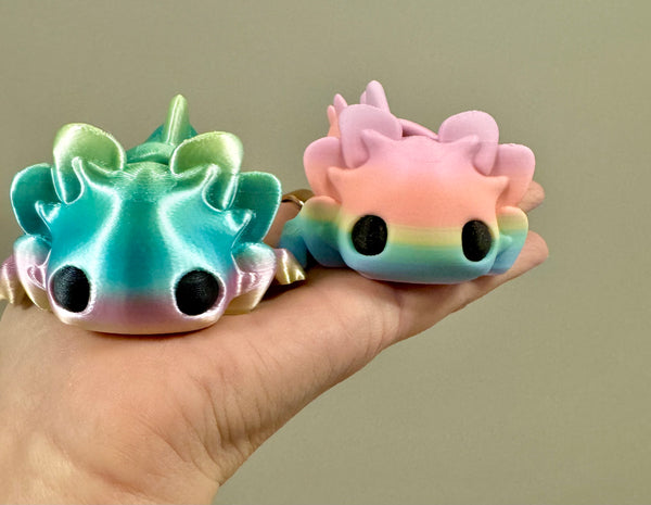 Custom color tadpole axolotl