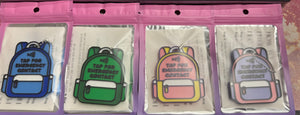 NFC Emergency Backpack Keychains