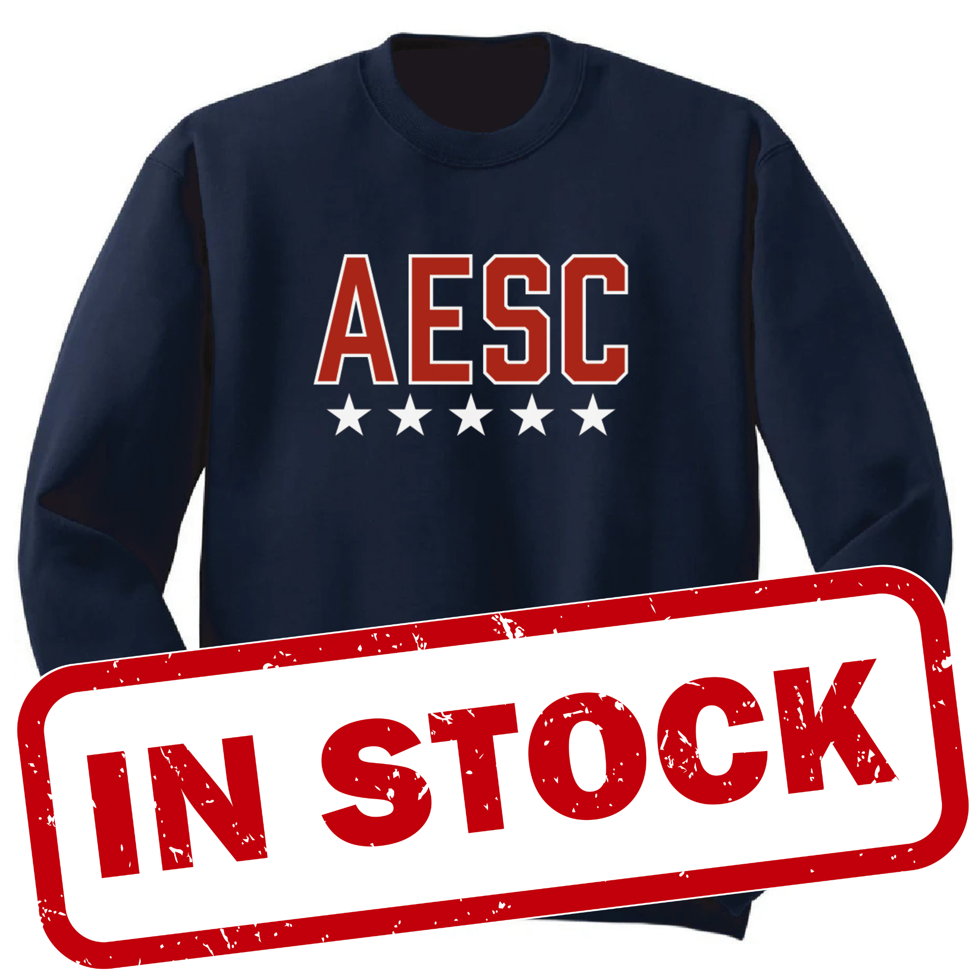 IN STOCK AESC Navy Sweatshirt Adult and Youth Sizes