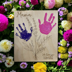 Mother’s Day hand flower board