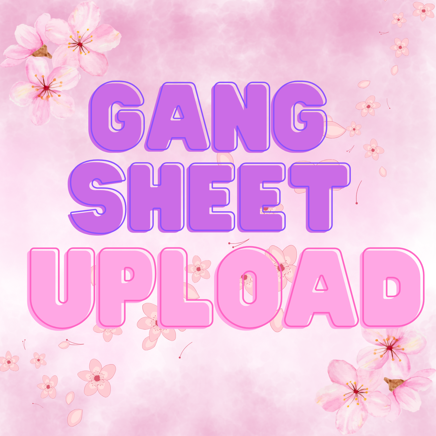 Custom Gang Sheet Upload